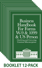 12-pack Business W-9 Handbook